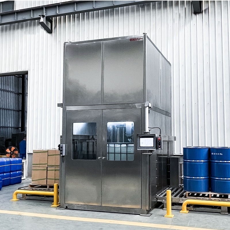 GZ1000 Fully Automatic Electric Pallet Filling Machine with ±0.2%FS Accuracy for Oil Chemical Industries